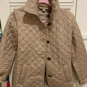 Beautiful Burberry Women’s quilted jacket barely used.